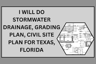 do stormwater drainage, grading plan, civil site plan for texas, florida