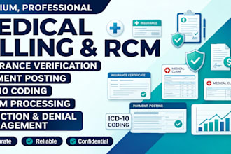 medical billing, insurance verification, payment posting