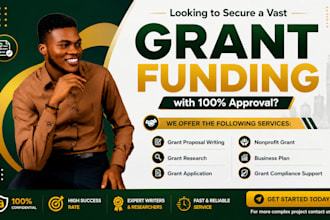 research grants and write a professional grant proposal