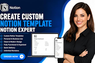 create custom notion template notion expert