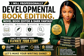 developmental book editing, novel editor, dark fantasy, proofreading, ebook