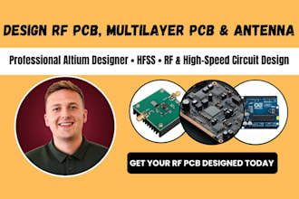 design rf pcb, multilayer pcb, and antenna with altium designer