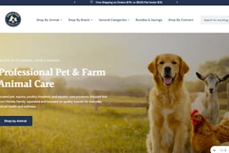 build a profitable pet shopify store pet website pet store dropshipping store