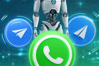 ai chatbot for telegram and whatsapp