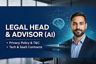 draft privacy policy, terms and conditions, and ai contracts