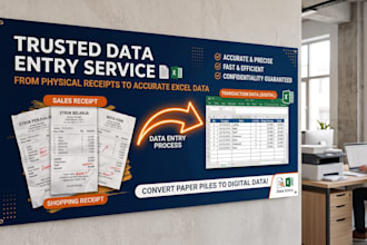 data entry to your database, convert your pdf to work manually