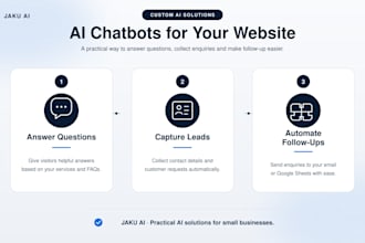 build an ai chatbot for your website
