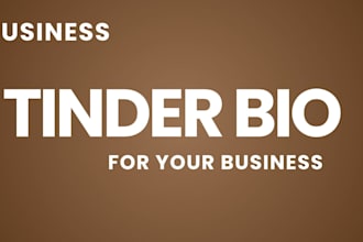 write tinder dating bio for you