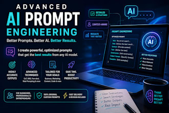design advanced ai prompts and workflows for your business