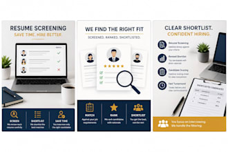 screen resumes and shortlist top candidates for your role