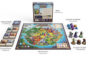 design board game card game tabletop game cards box rulebook tarot card game