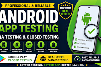 provide 12 tester google play testers android app testing beta testing