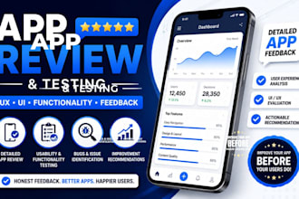 review your app and provide detailed UX feedback improvement tips