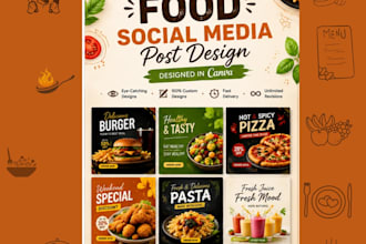 design food and restaurant social media posts