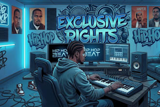 produce hip hop , trap beats for you