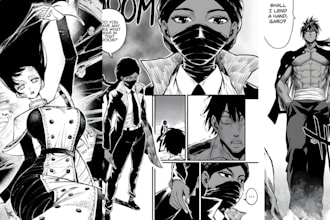 draw manga comic book illustration manga comic artist webtoon manga style