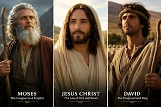 create engaging ai history and bible videos for youtube
