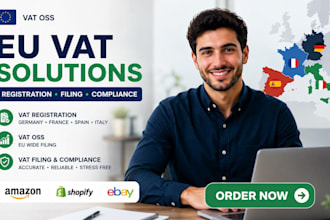 handle vat oss registration germany france spain italy vat filing and compliance