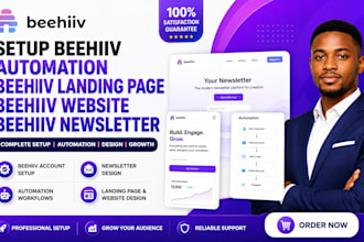 setup beehiiv automation beehiiv landing page beehiiv website beehiiv newsletter