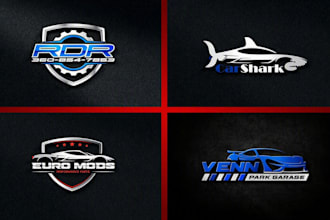 do auto dealership, car wash, mechanic, and automotive logo