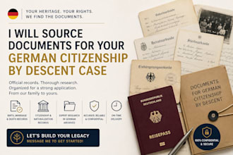 research german citizenship by descent documents