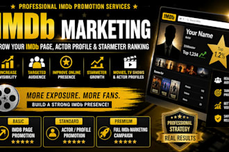 imdb marketing grow imdb page imdb actor page starmeter ranking imdb marketing