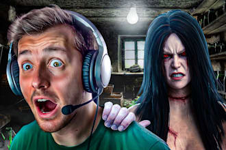 design thumbnail horror gaming for youtube that boosts views