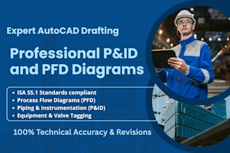 design isa compliant p and id and pfd diagrams in autocad