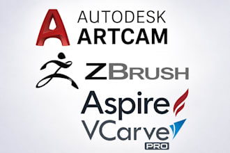 make cnc artcam design dxf stl relief with programming gcode