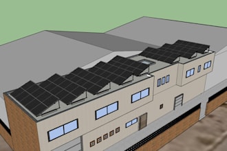 design your solar pv system using autocad and sketchup