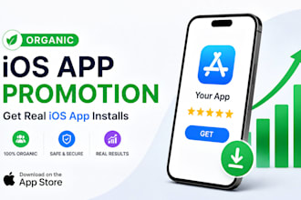 do organic ios app promotion to get ios app install