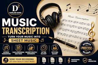transcribe your music into sheet music