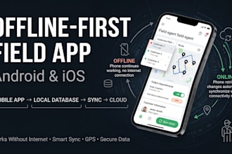 develop android and ios field agent apps