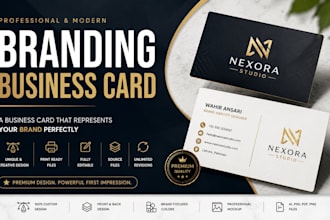 make branding business card