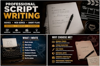 write an original engaging story, plot, or screenplay for you