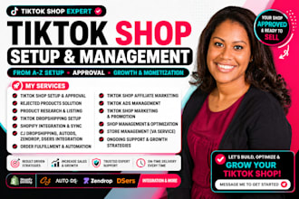 do tiktok monetization audit setup tiktok shop approval tiktok dropshipping sale