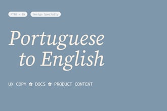 translate your product or document ptbr en