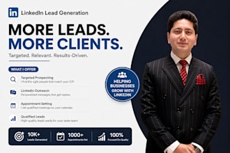 do linkedin outreach and appointment setting