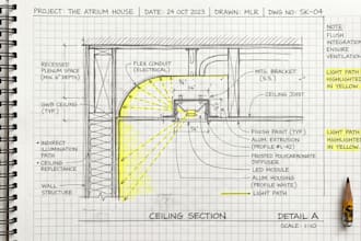 do lighting design and plans for interior and exterior architectural