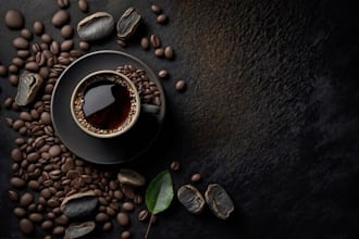 design a premium coffee brand packaging and shopify subscription store
