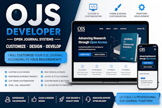 customize and develop your ojs journal exactly to your requirements