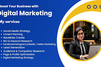 create a complete digital marketing strategy for your business