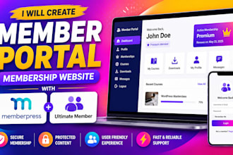 build a wordpress member portal with memberpress ultimate member paid membership