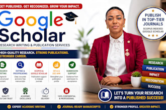 write and prepare article for submission on google scholar and scopus journals