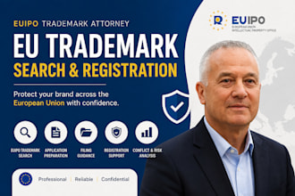 be your trademark attorney for eu trademark search and registration