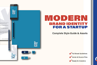 design a brand identity for a startup