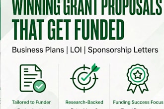 winning grant proposals business plans and sponsorship letters