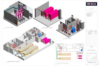 convert autocad hvac drawings to revit mep 3d bim model