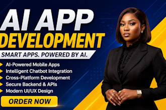 do ai app, mobile app, android app with flutter or ai, ai integration