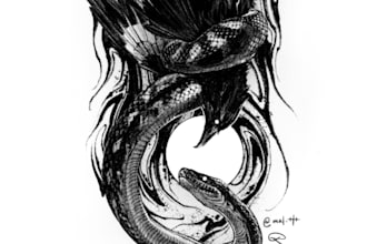 create illustrative tattoo designs
